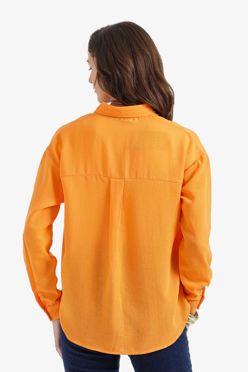 Clue Dropped-Shoulder Relaxed Shirt - Image 3